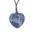 Sodalite Heart Pendant with Cord