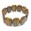Tigers Eye Rectangle Bead Bracelet