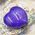 Purple Howlite Puff Hearts 4cm