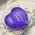 Purple Howlite Puff Hearts 4cm