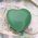Green Aventurine Puff Heart