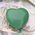 Green Aventurine Puff Heart