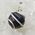 Black Onyx Tumble Stone Coil Pendant