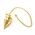 Ribbed Triangle Brass Pendulum