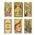 Golden Art Nouveau Tarot Illustrated by Giulia Massaglia