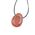 Side Drilled Carnelian Oval Tumble Stone Pendant