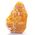 Orange Calcite Free-Standing Crystal No2A