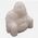 Snow Quartz Buddha 5cm tall