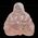 Gem Rose Quartz Buddha 7.5cm No5