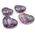 Amethyst Puff Hearts