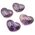 Amethyst Puff Hearts