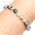 Tourmalated Quartz 8mm Bead Bracelet - Black Tourmaline