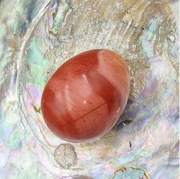 Pink Mookaite Gemstone Eggs