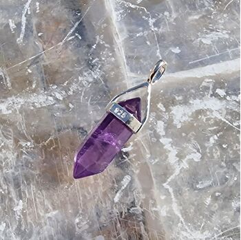 Amethyst Crystal Pendant