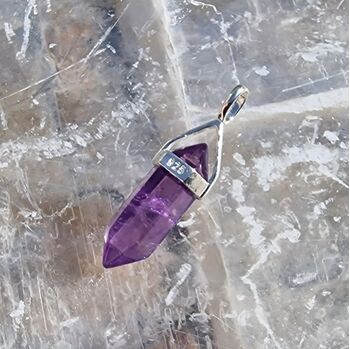 Amethyst Crystal Pendant