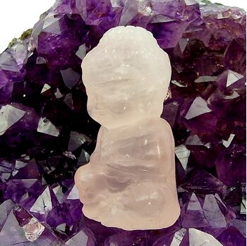 Rose Quartz Buddha