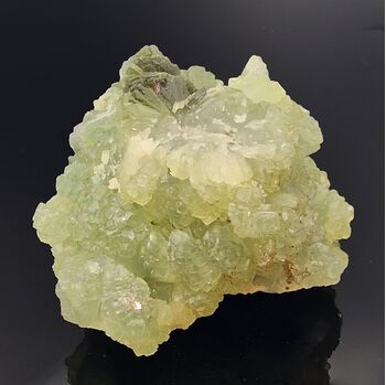 Green Prehnite Crystal Group No4
