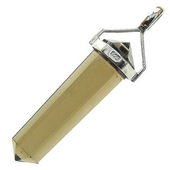 Smoky Quartz Pendant Silver Mounted