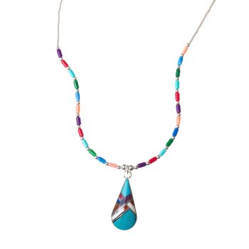 Native American Mosaic Necklace