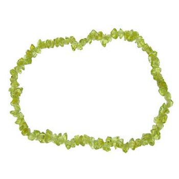 Peridot Chip Bracelet