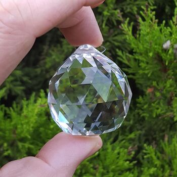 Feng Shui Hanging Crystal Clear Spheres 45mm