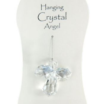 Clear Angel Hanging Crystal