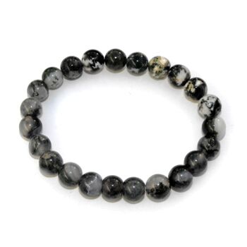 Green Moss Agate Beaded Bracelet