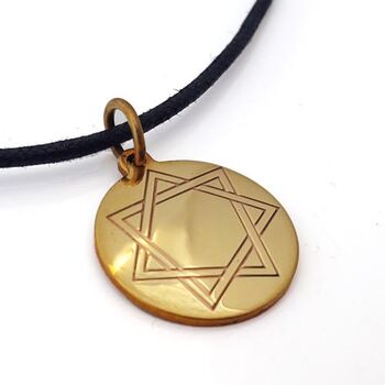 Heptagram Amulet in Brass & Copper