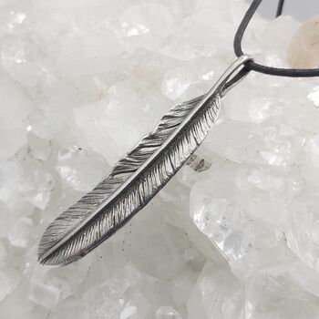 Eagle Feather Pendant from Turtle Island