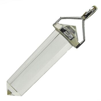 Double Terminated Quartz Pendant