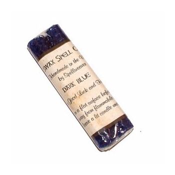 Dark Blue Beeswax Candles Pack of 2