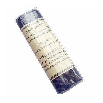 Deep Purple Beeswax Candles pack of 2