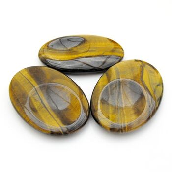 Tiger Eye Thumb Stones