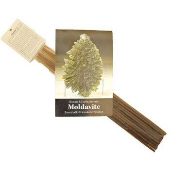 Moldavite Gemstone Incense Sticks