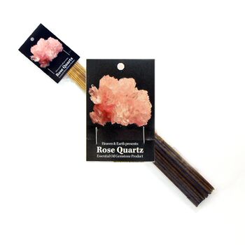 Rose Quartz Gemstone Incense Sticks