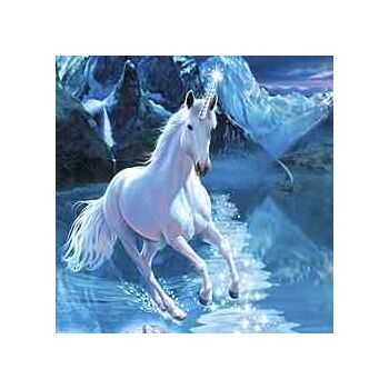 Galloping Unicorn Greeting Card, with Music CD