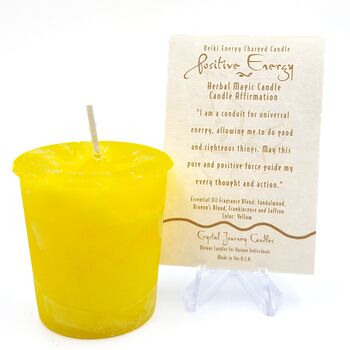 Positive Energy Reiki Charged Votive Candle