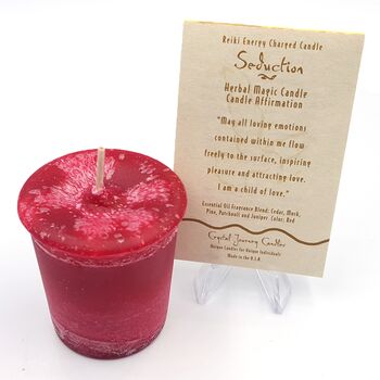 Seduction Reiki Charged Votive Candle