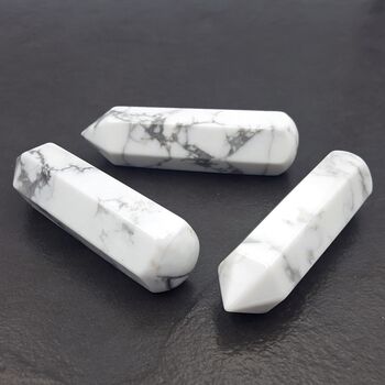 White Howlite Massage Wands 6cm