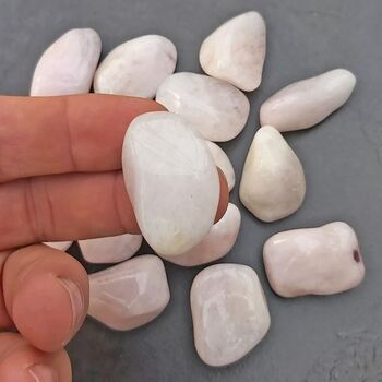 Extra Large Morganite Tumble Stone Crystals