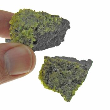 Peridot Crystals in Matrix