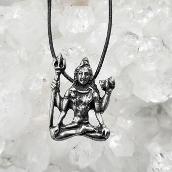 Lord Shiva Pewter Pendant