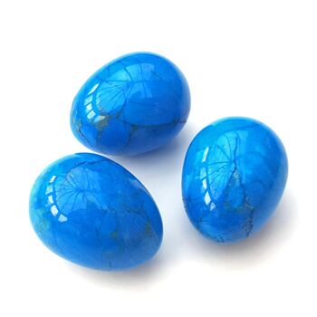 Blue Howlite Eggs