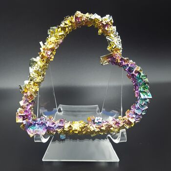 Bismuth Crystalized Heart No2