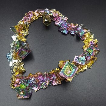 Bismuth Crystalized Heart No1