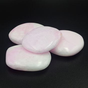 Pink Aragonite Palm Stones