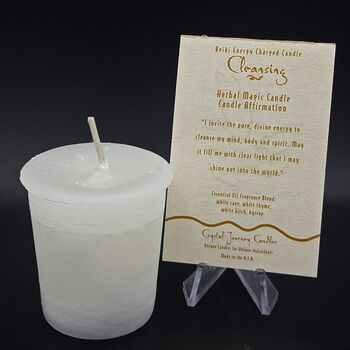 Cleansing Reiki Charged Votive Candle