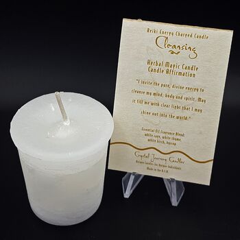 Cleansing Reiki Charged Votive Candle