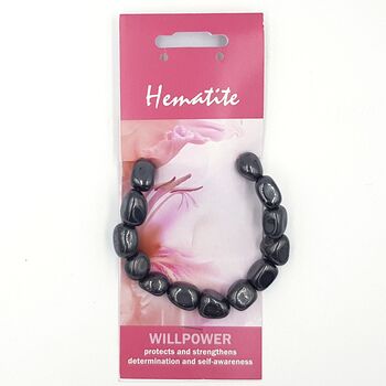 Hematite Tumble Stone Bracelets