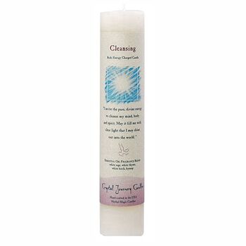 Cleansing - Reiki Charged Pillar Candle